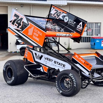 Mikey Green Racing Sprint Car - 74 Mikey